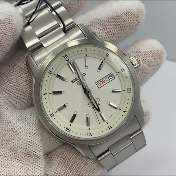 Seiko Other - Seiko SS day date automatic watch SNKP09KS